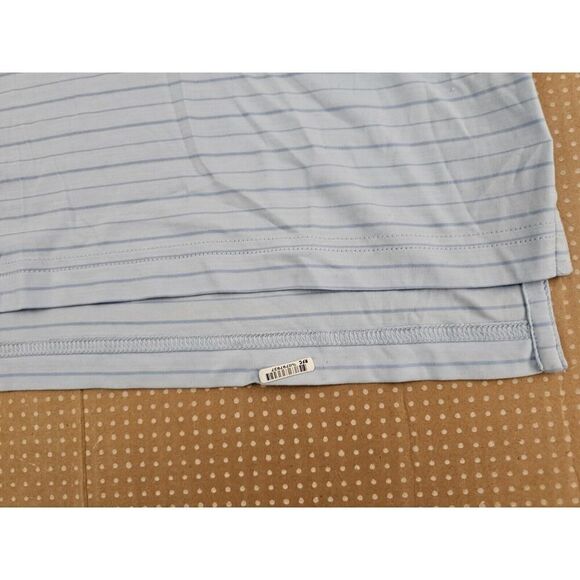 Peter Millar Featherweight Golf Polo Shirt Men’s Size XL Blue Striped - Picture 5 of 16